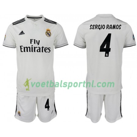 Real Madrid SERGIO RAMOS 4 Kind Thuis Tenue 2018-19